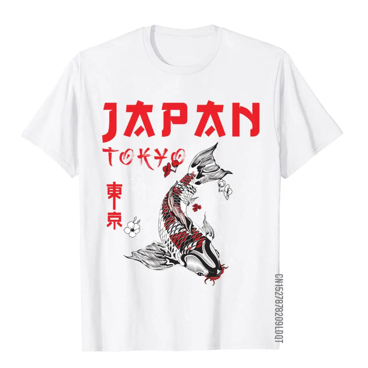 Japanischer Drache Yakuza Tokyo Koi Karpfen T-Shirt