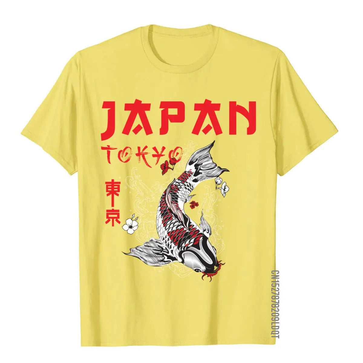 Japanischer Drache Yakuza Tokyo Koi Karpfen T-Shirt