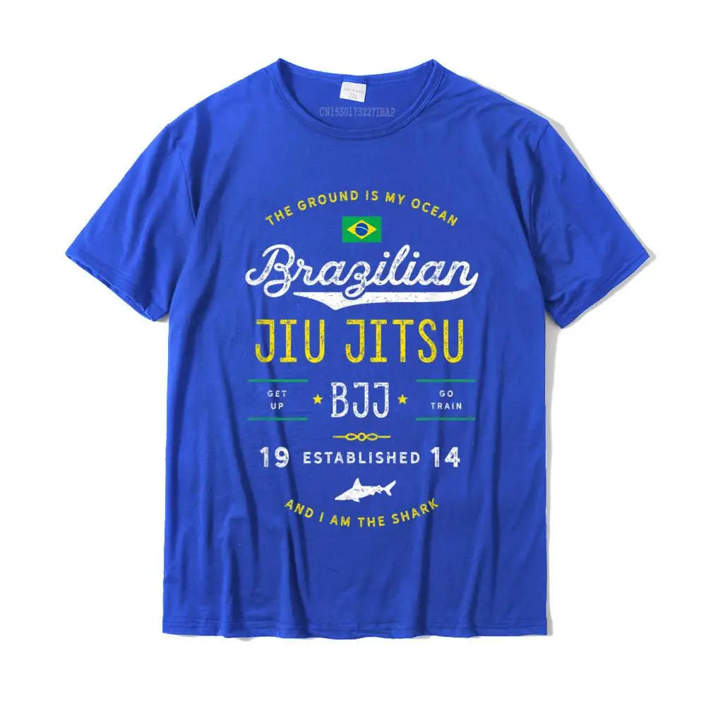 BJJ T-Shirt "The ground is my ocean" - verschiedene Farben