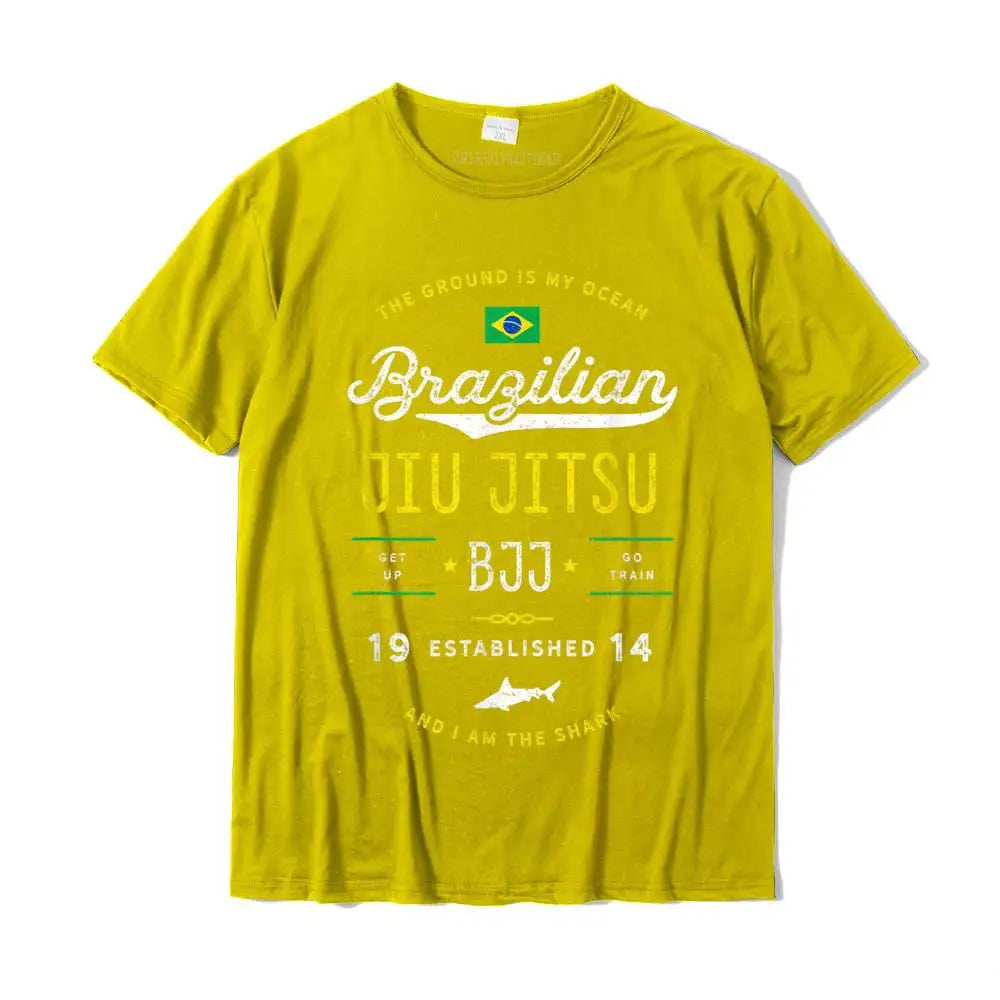 BJJ T-Shirt "The ground is my ocean" - verschiedene Farben