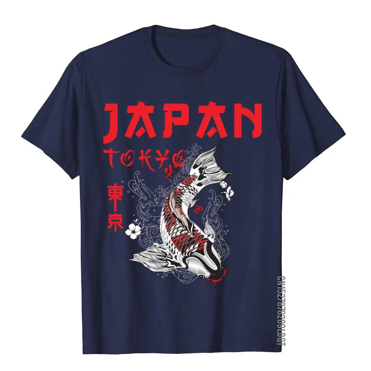 Japanischer Drache Yakuza Tokyo Koi Karpfen T-Shirt