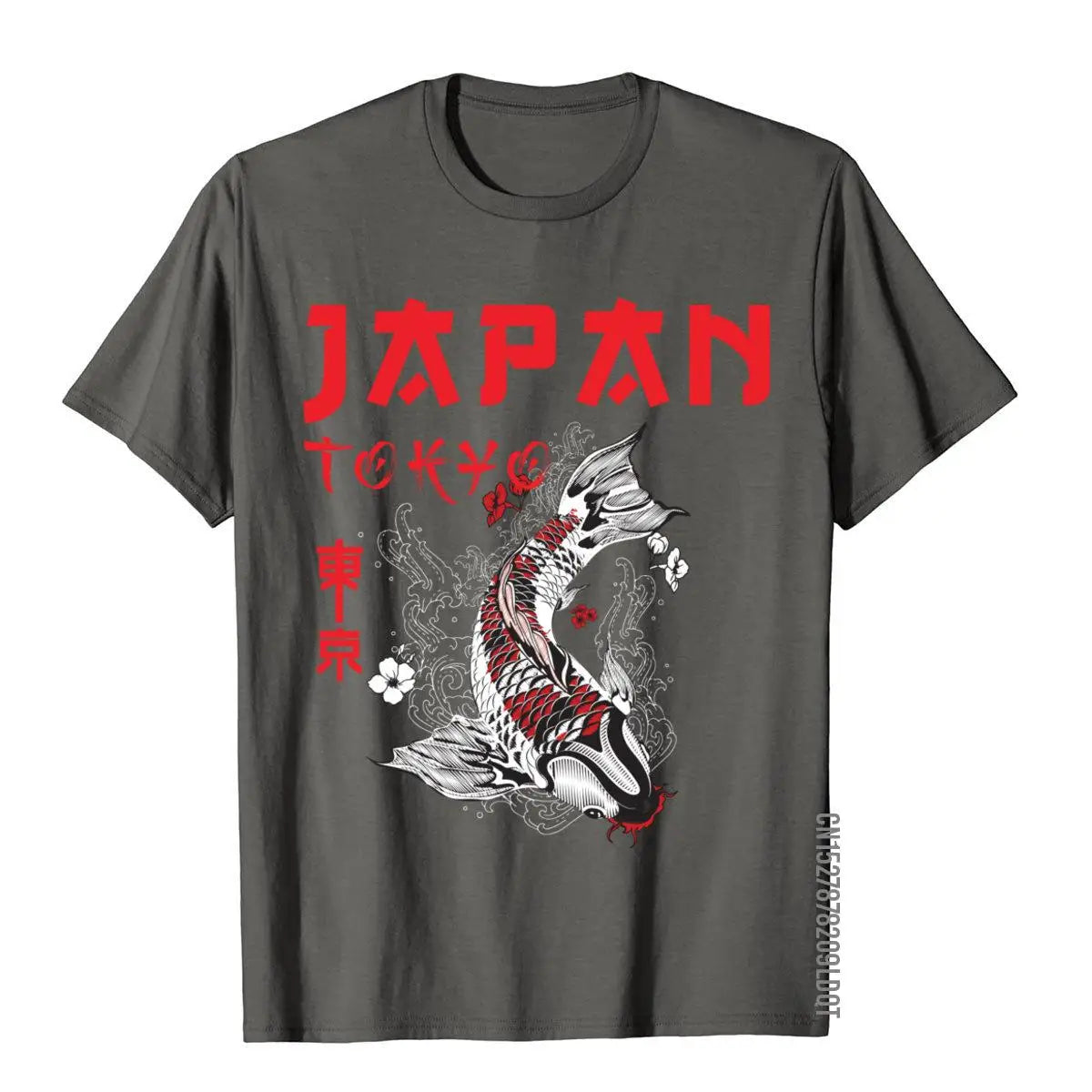 Japanischer Drache Yakuza Tokyo Koi Karpfen T-Shirt