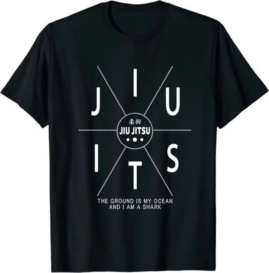 BJJ T-Shirt Classic "Jiu Jitsu" - Schwarz