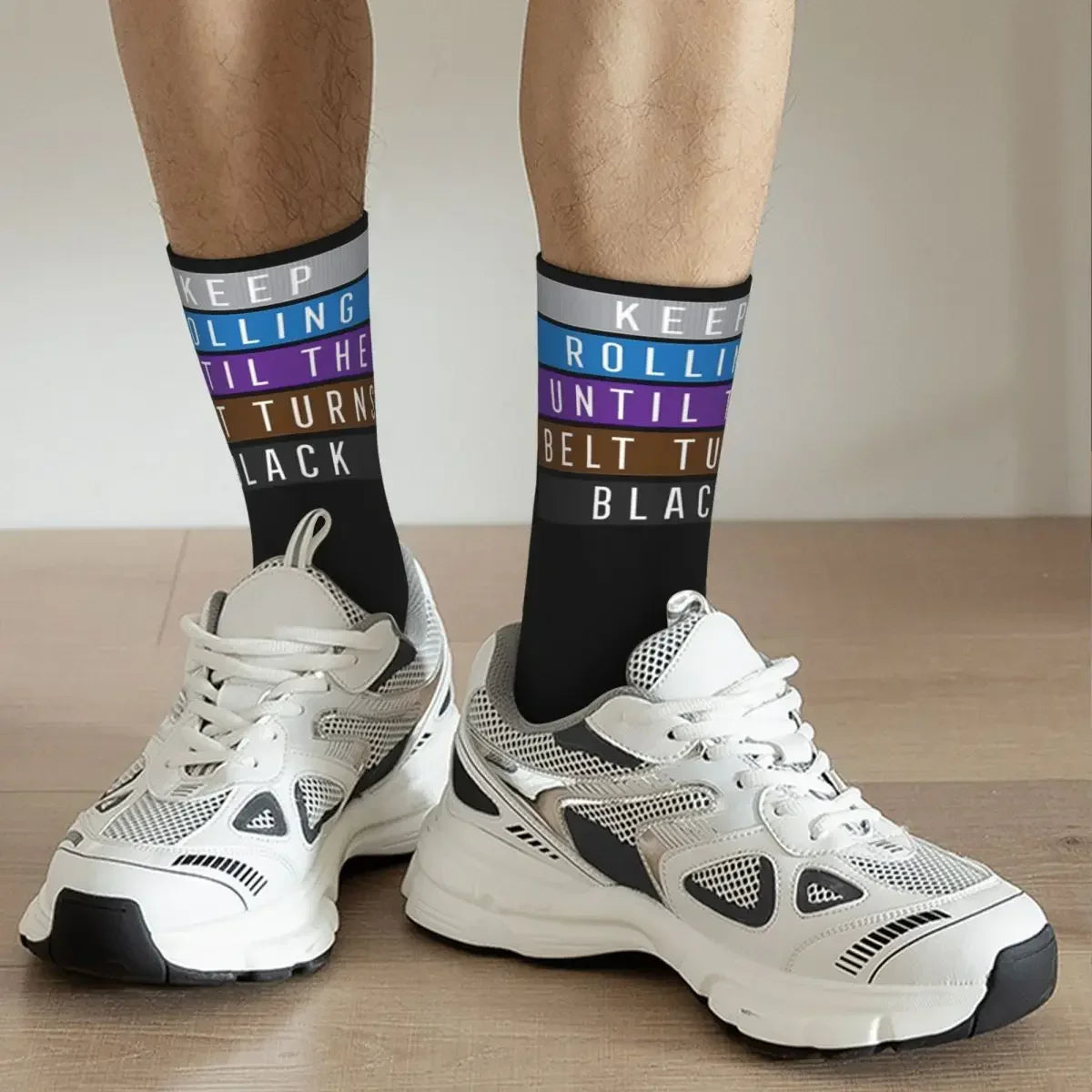 Jiu Jitsu "Keep Rolling" Socken